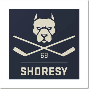 Shoresy 69 Pitbull Skull and Bones - Dark Posters and Art